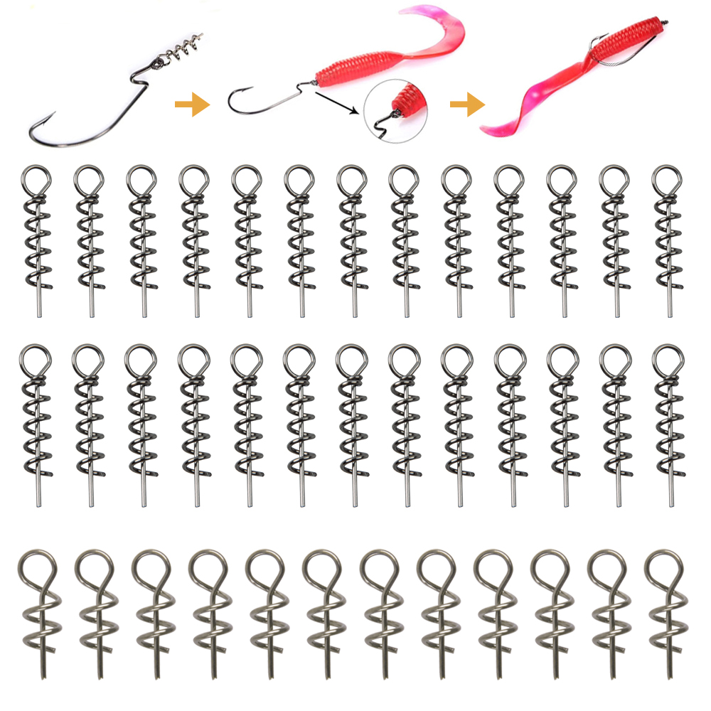 Fishing Lure Accessories - 30 pezzi in acciaio inossidabile perno