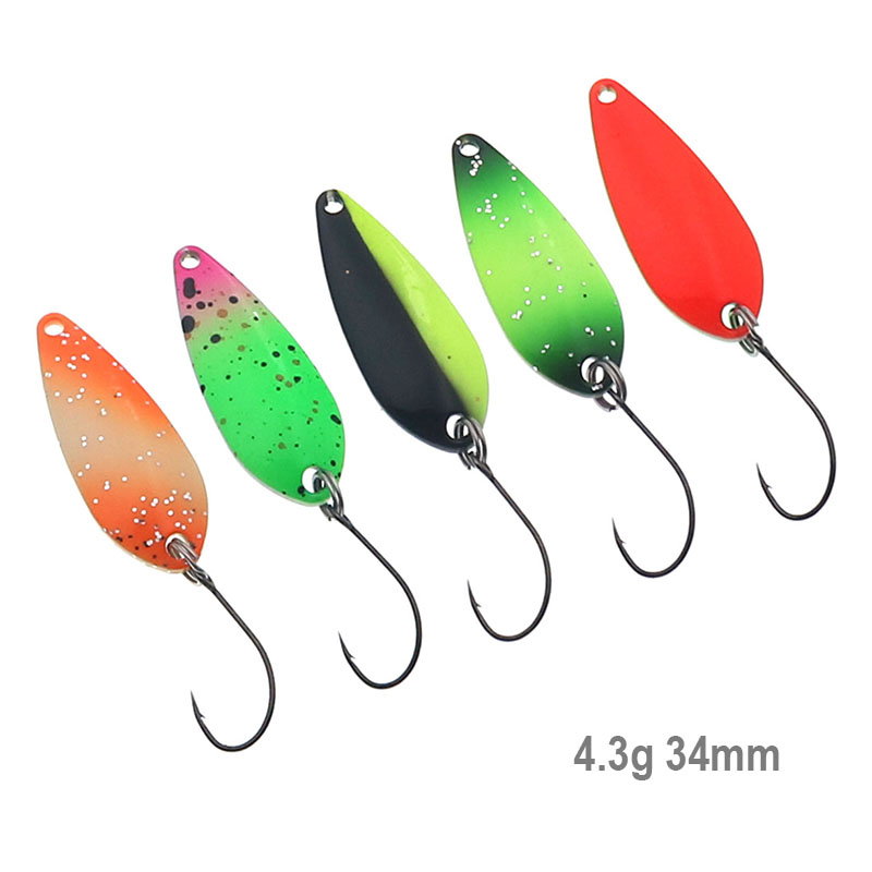 Cucchiaio da pesca 4.3g 34mm U - Fishing Lure Spoon recensione e prezzo