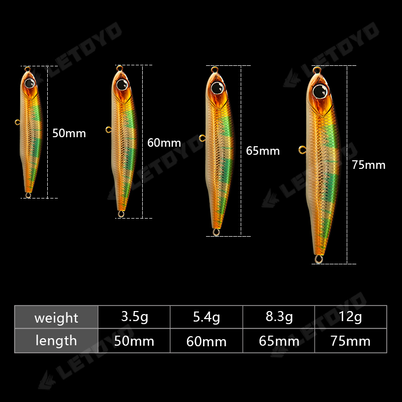 LETOYO Affondamento Matita 17g - Fishing Lure Spinnerbait recensione e prezzo